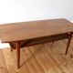 Vintage Scandinavian teak coffee table Swiss Teak 1960