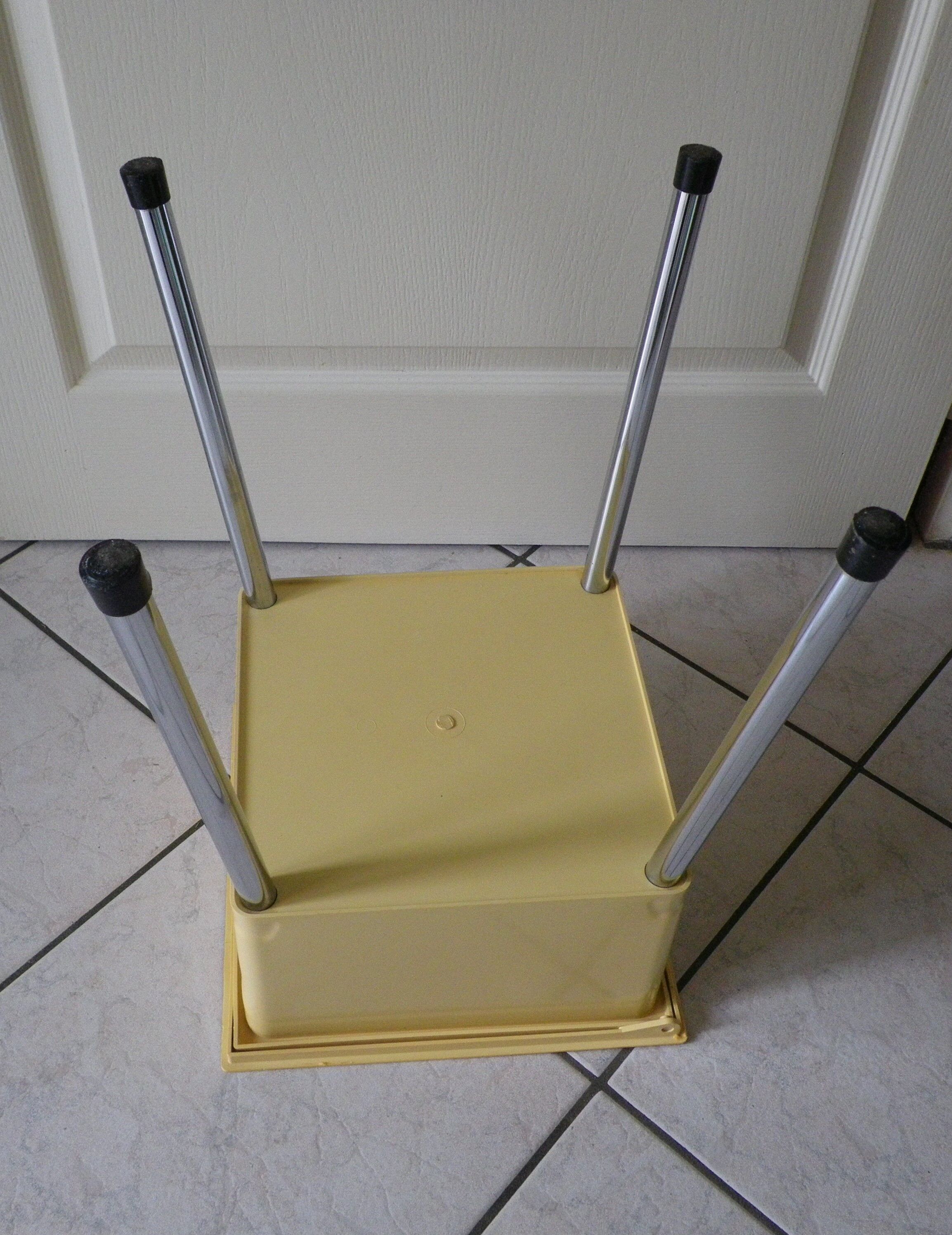 Vintage stool with storage box -1960s
