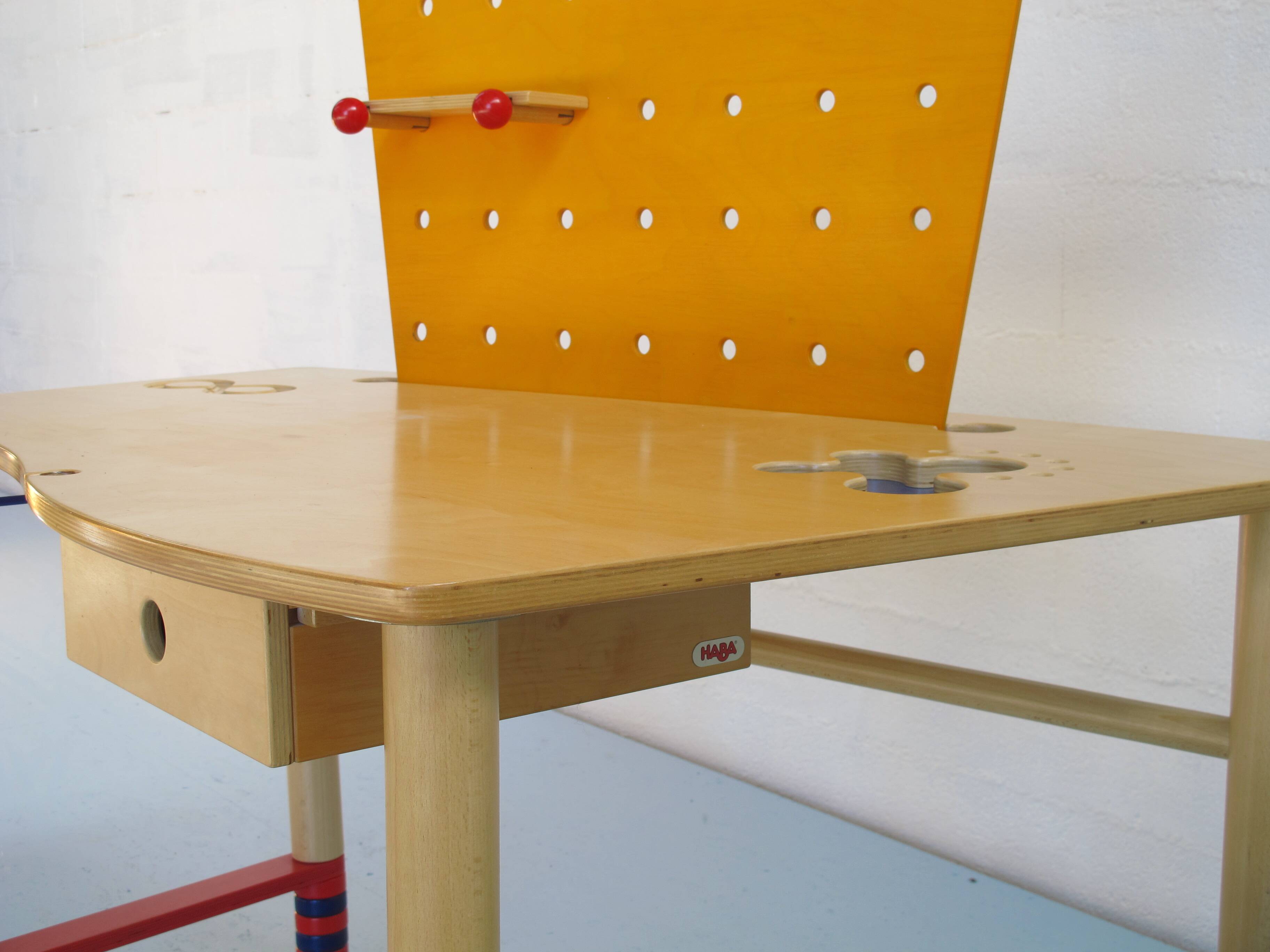 Bureau enfant évolutif Haba esprit 80's