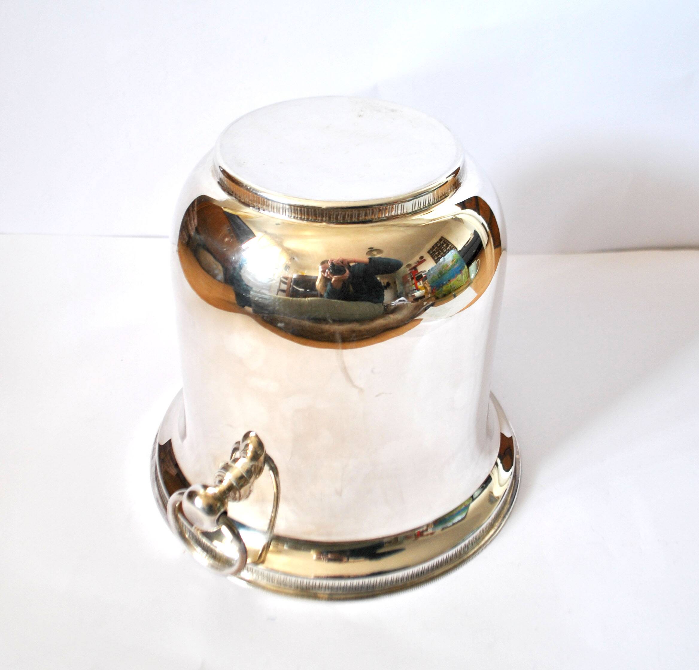 Vintage silver-plated champagne bucket Ice cooler Bar