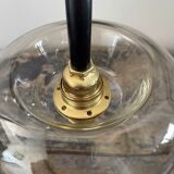 Pair of smoked glass wall sconces