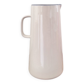 Pichet blanc à liseré bleu