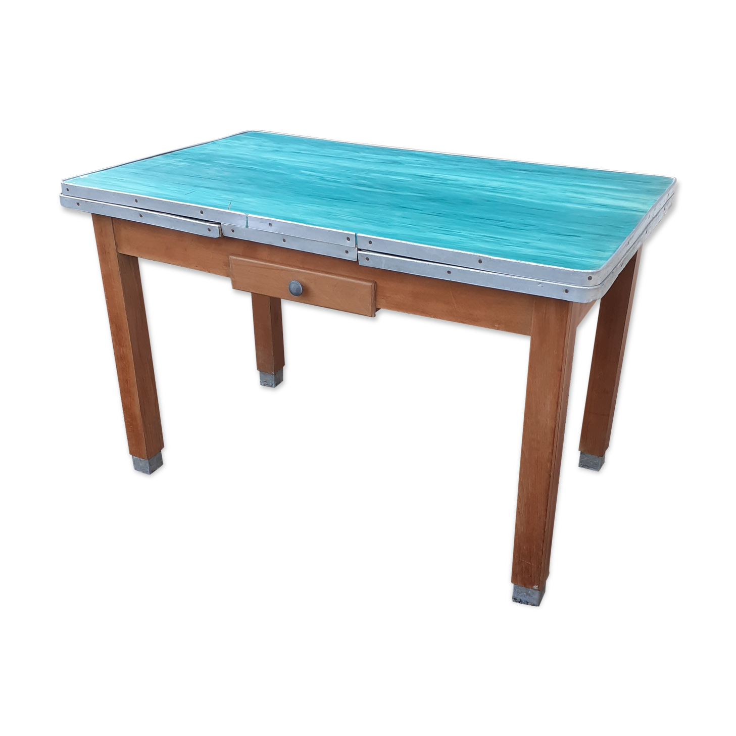 Vintage wooden formica kitchen table