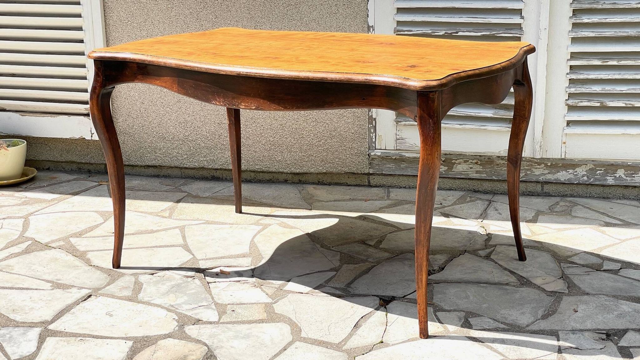 TABLE BUREAU Pieds Courbés
