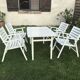 Vintage wooden garden furniture