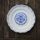 12 Anciennes Assiettes à Dessert en Faïence de Gien - Décor Rouen