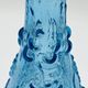 Grande bouteille vintage en verre bleu d'Empoli