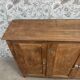 Old bar icebox in oak and zinc - sideboard (renovated)