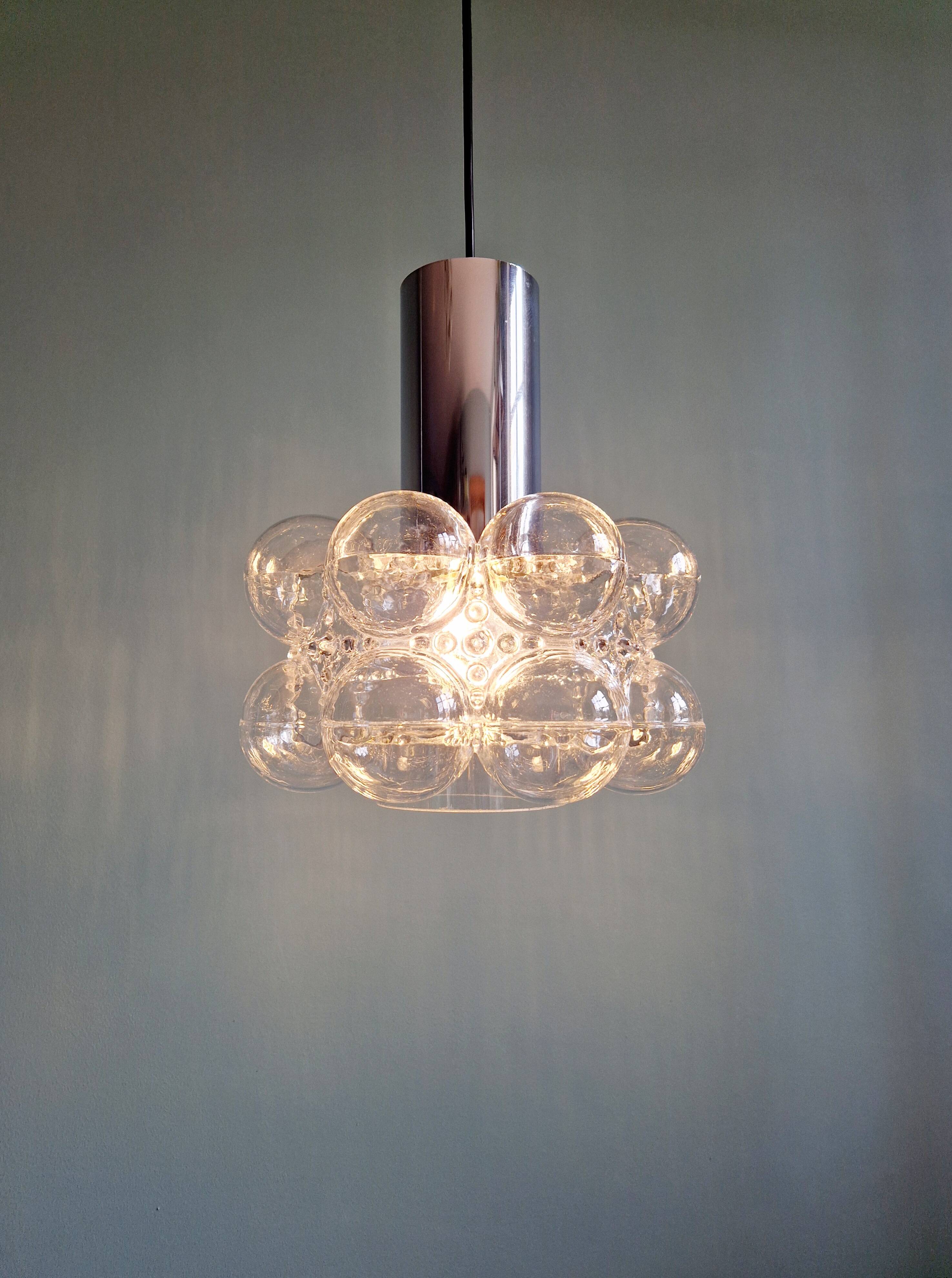 Suspension Bubble glass, design Helena Tynell, 1970