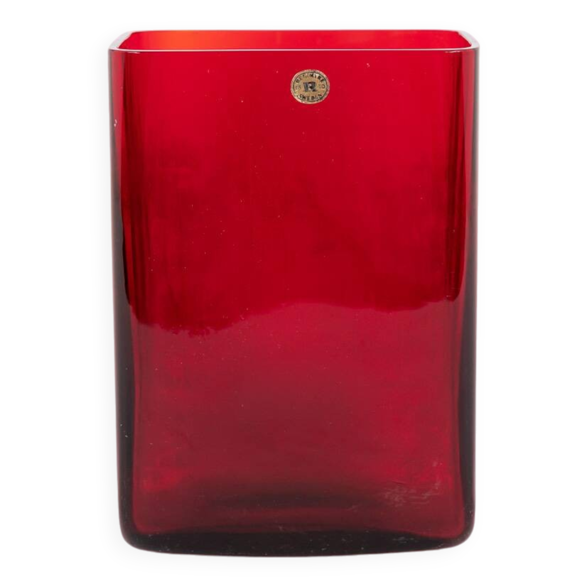 Scandinavian design vase from Monica Bratt for Reijmyre, Sweden 1950’s