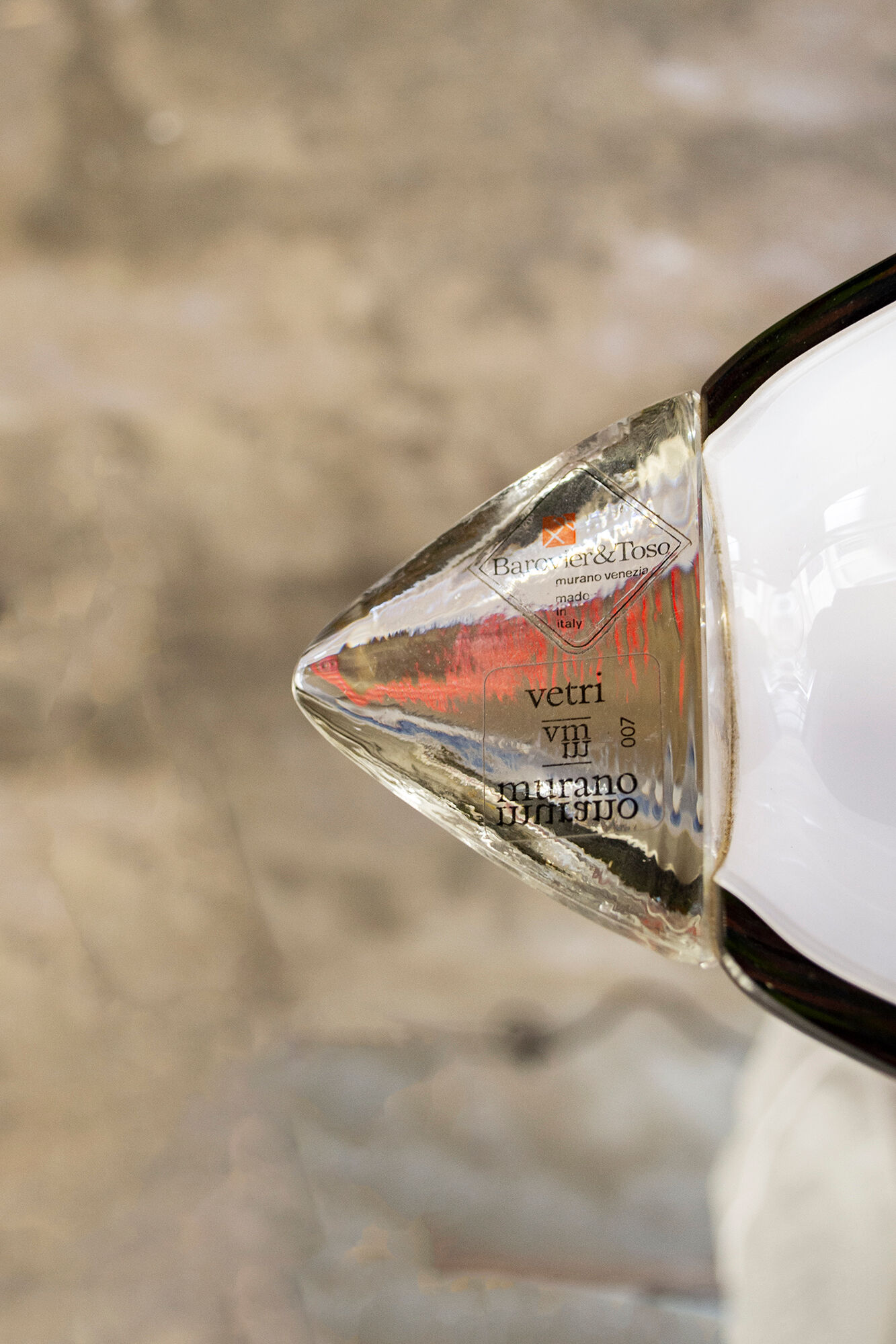 Murano Glass floor lamp by Barovier & Toso, 1980s