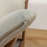 Pj112 armchairs by ole wanscher for poul jeppesens, denmark, 1960s, set of 2