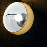 Suspension verre jaune orangée année 60