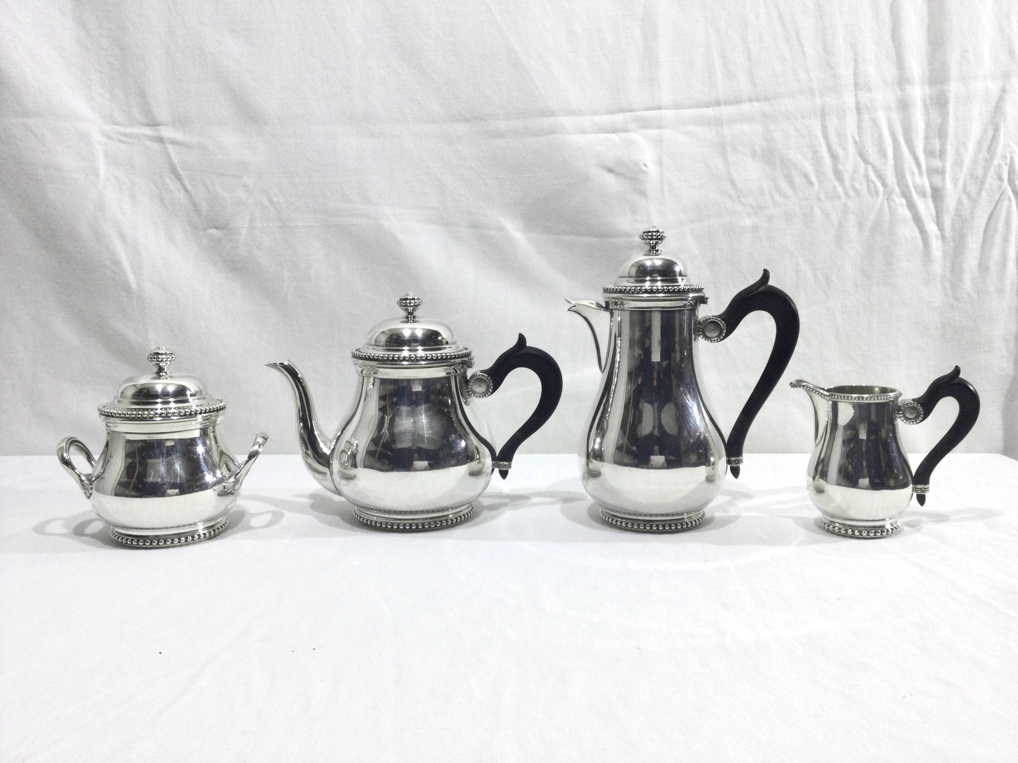 Tea Coffee Service in silver metal