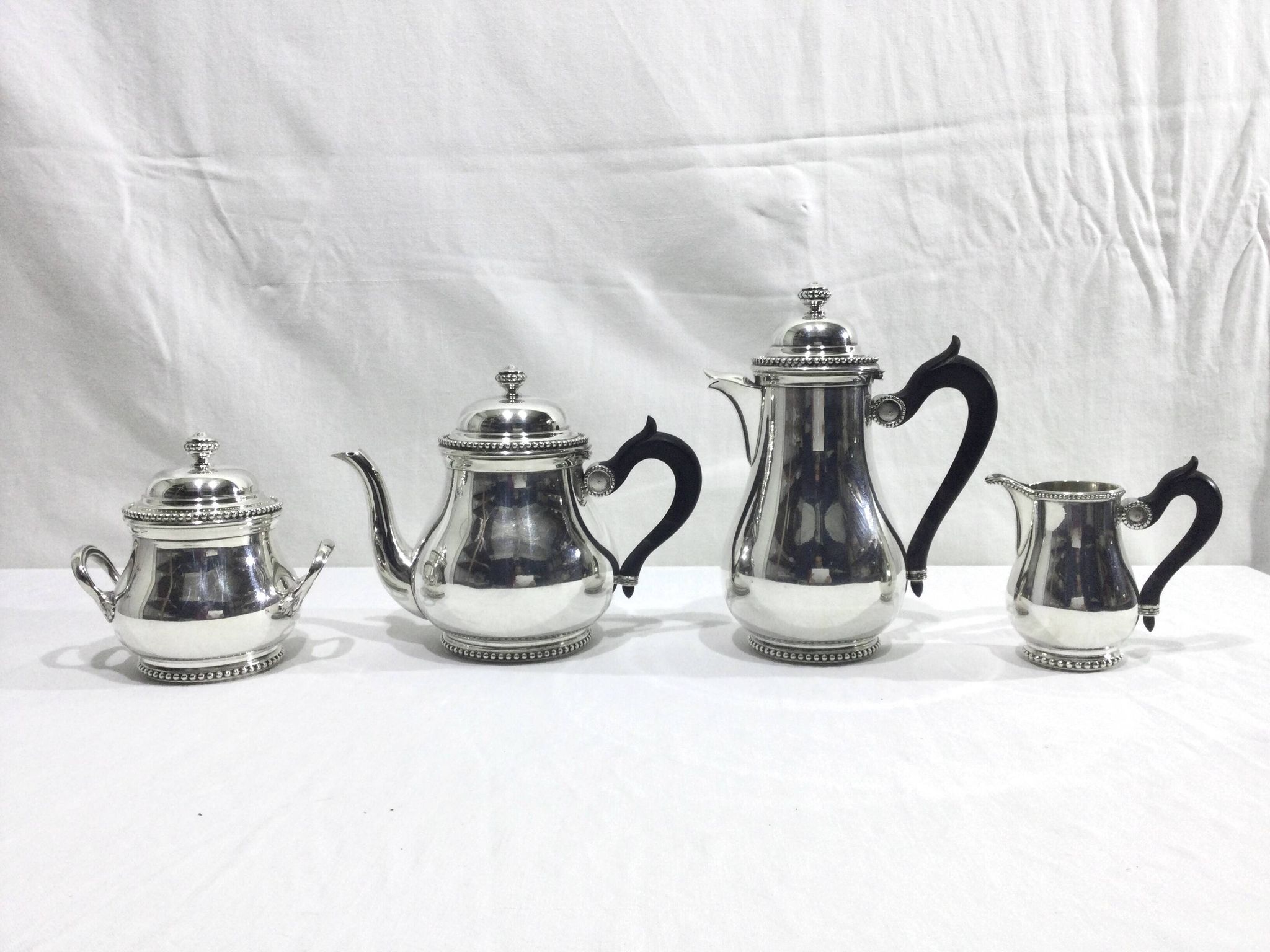 Tea Coffee Service in silver metal