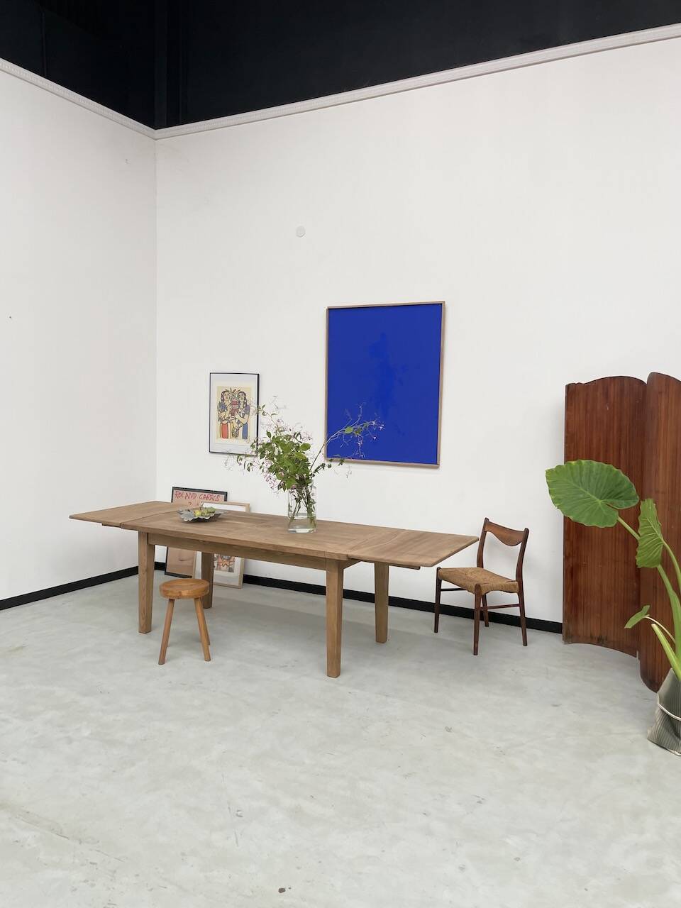 Oak farmhouse table 270 cm with extensions