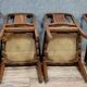 Set of 4 Art Nouveau mahogany chairs circa 1900