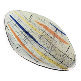Oval dish from the 1950s in West Germany