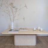 Table basse en travertin