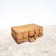 Valise mallette osier rotin vintage
