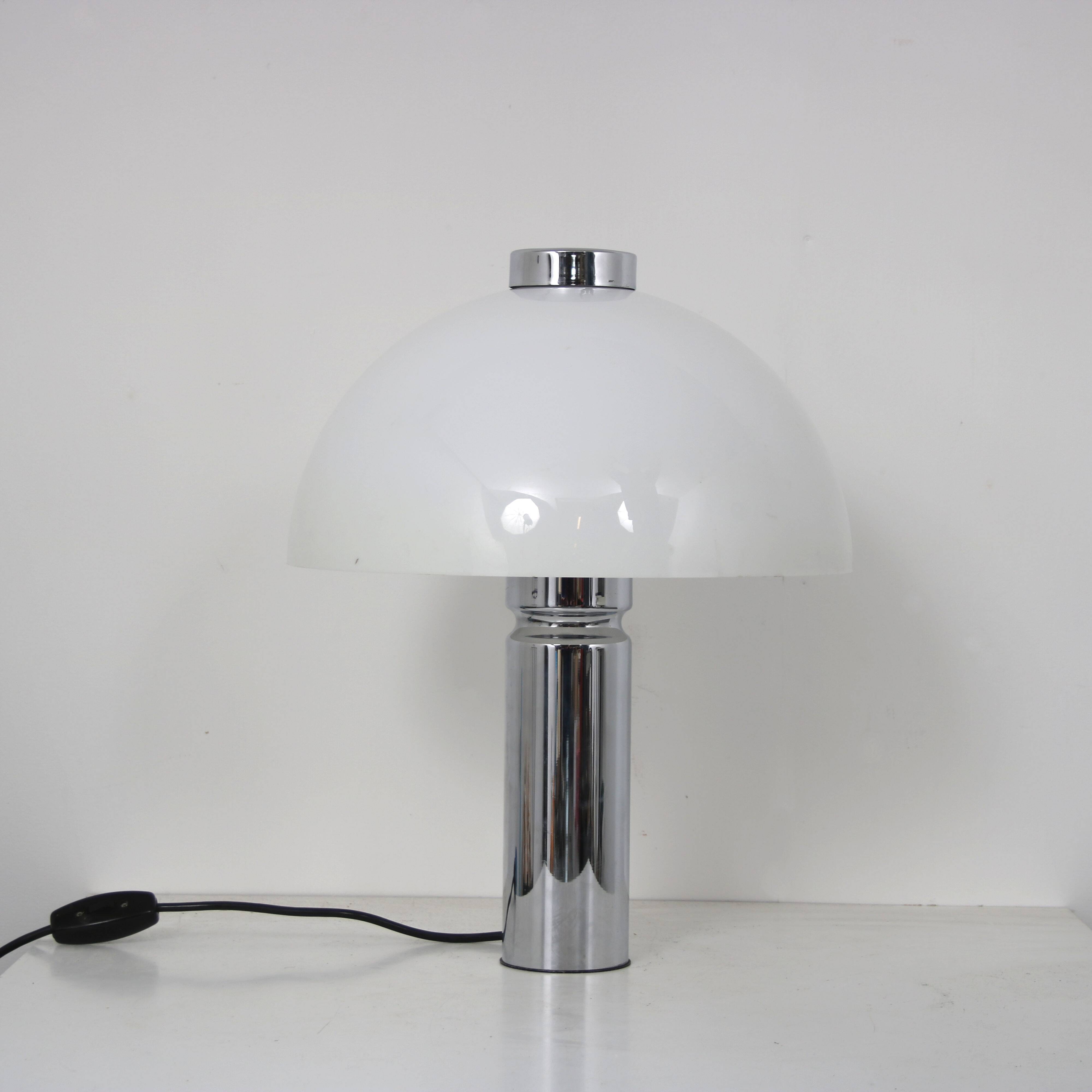 1970s Dutch design mushroom table lamp