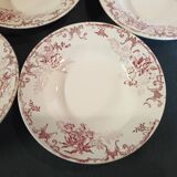 Assiettes creuses terre de fer