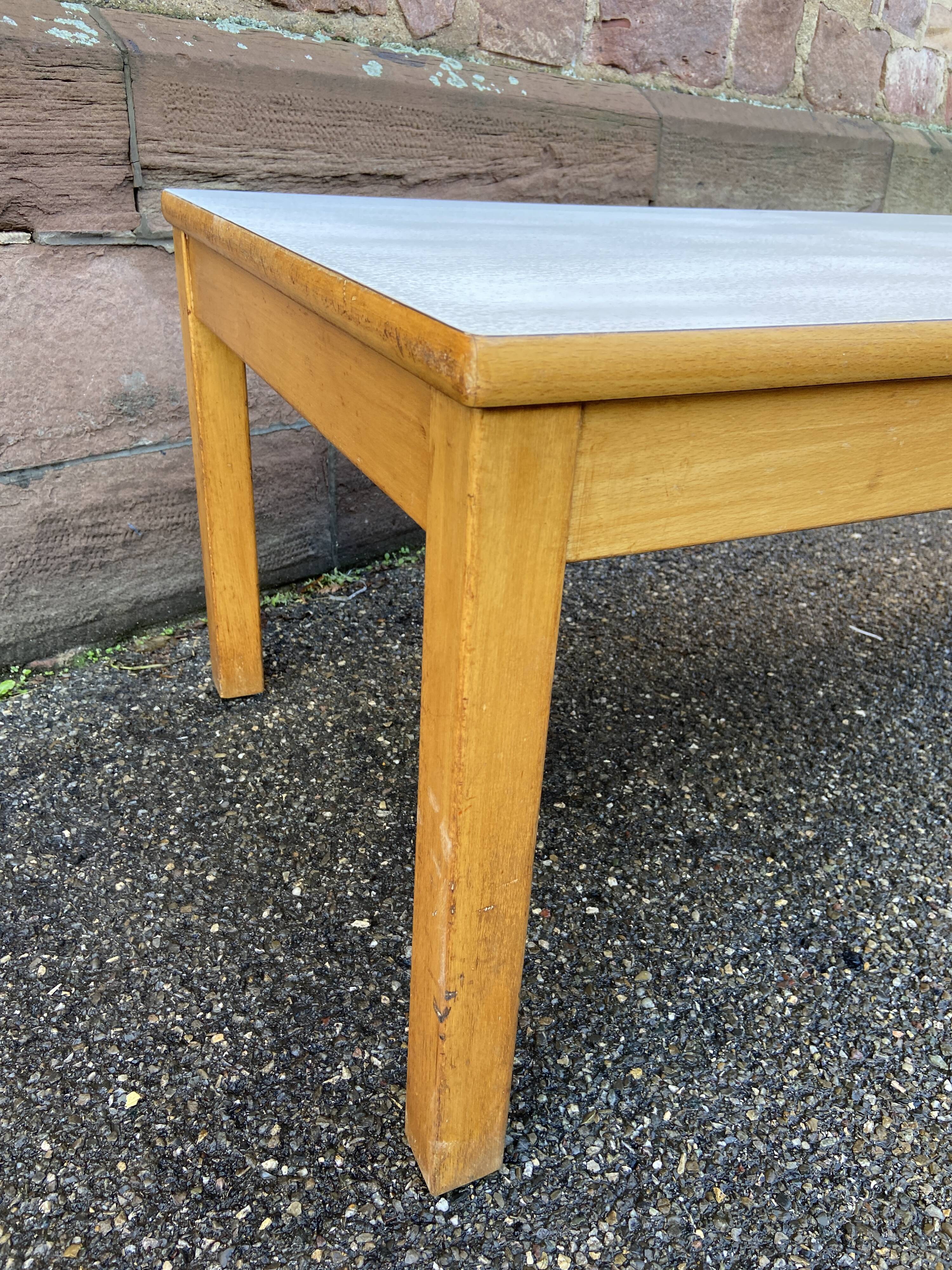 Vintage coffee table 1970 French coffee table Mid-Century