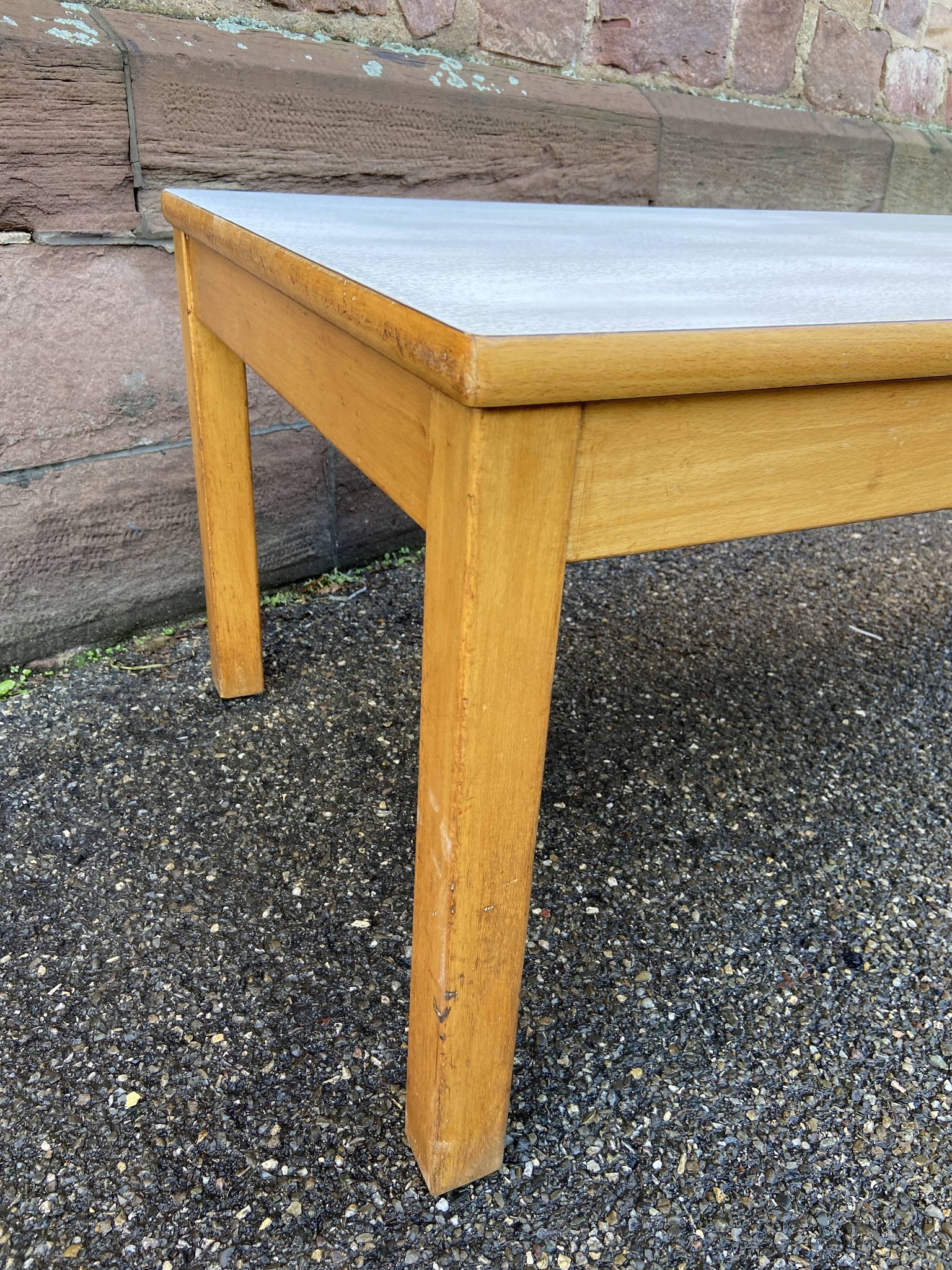Table basse vintage 1970 french coffee table Mid-Century