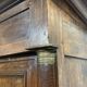 Early 19th century Empire style oak wardrobe