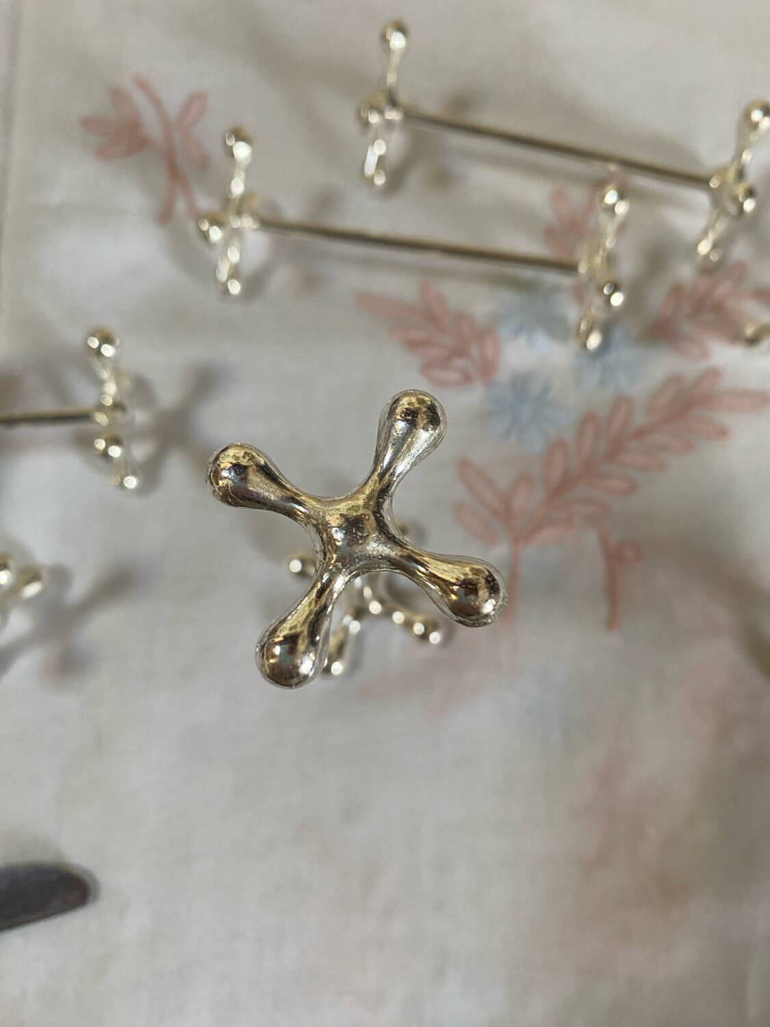 Set of 6 WMF silver-plated knife rests