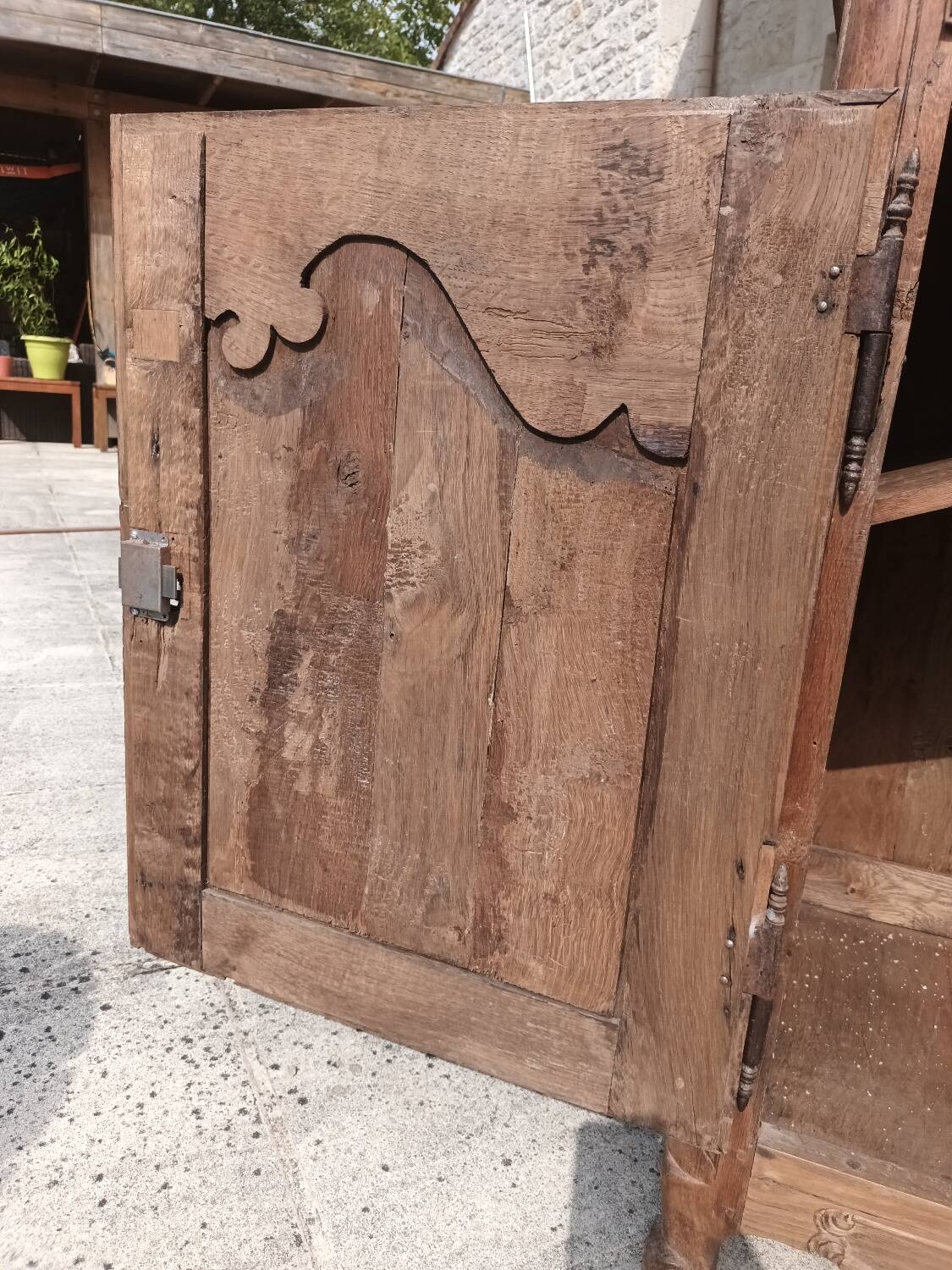 Antique jam cabinet