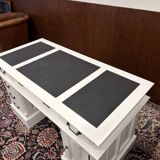 Classic English White Chesterfield Desk