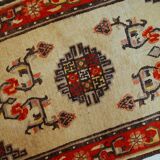 Tapis vintage fait main mongol 90cm x 160cm (1970s)