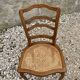 Series of 6 Louis XV chairs in cannage