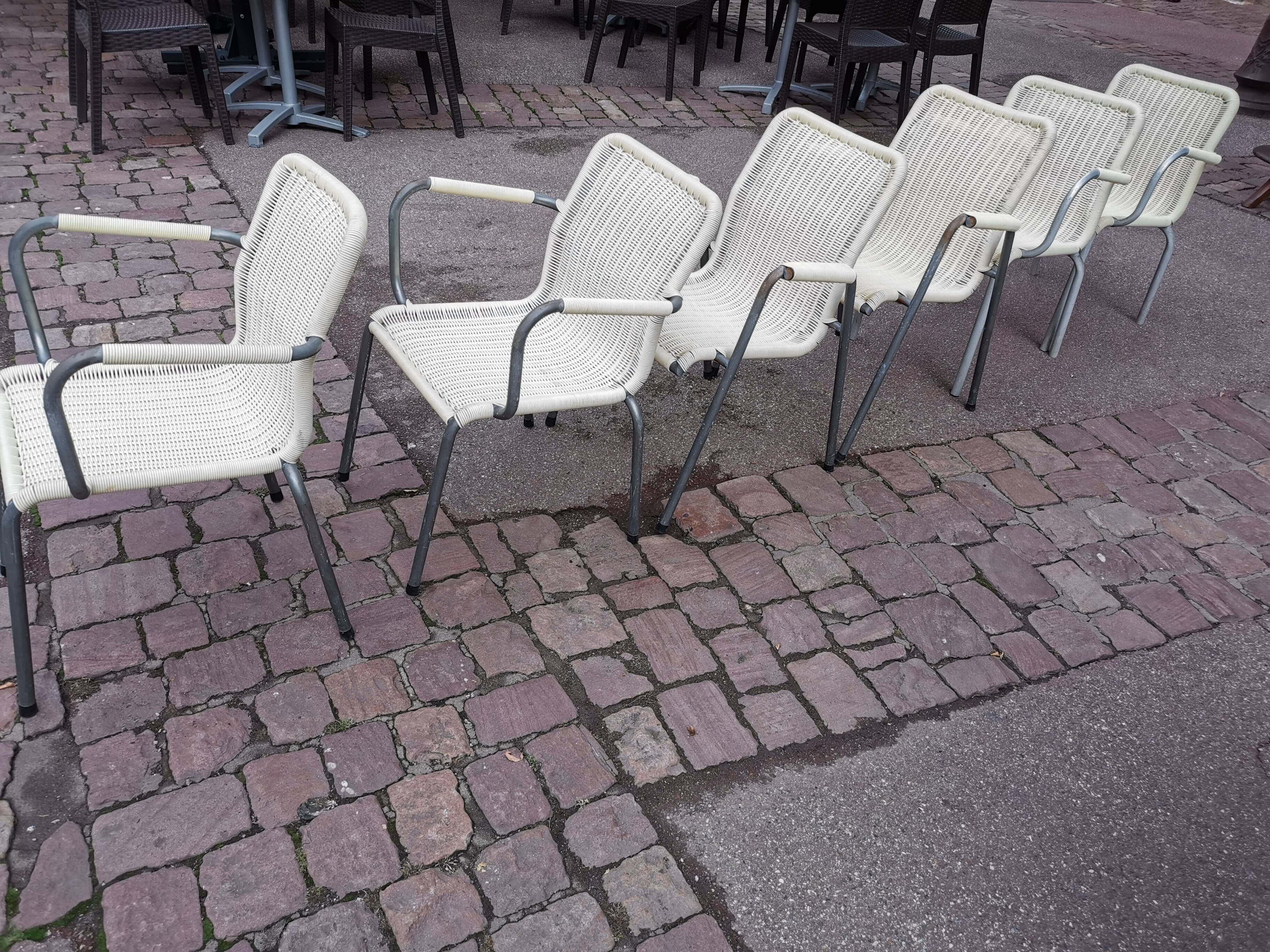 Terrace chairs from the 60s-70s