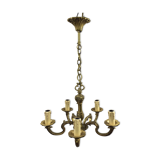 5-light bronze chandelier