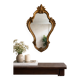 Antique gilded mirror in Louis XV Rococo style.