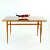 Table à manger en acajou, Tchécoslovaquie 1970
