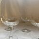 Champagne glasses - semi crystal