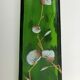 Large enamelled glass vase