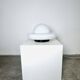 Sculptural Ufo Space Age Table Lamp In Opal Glass, Italy, 1970S