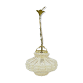 Gold glass hanging lamp