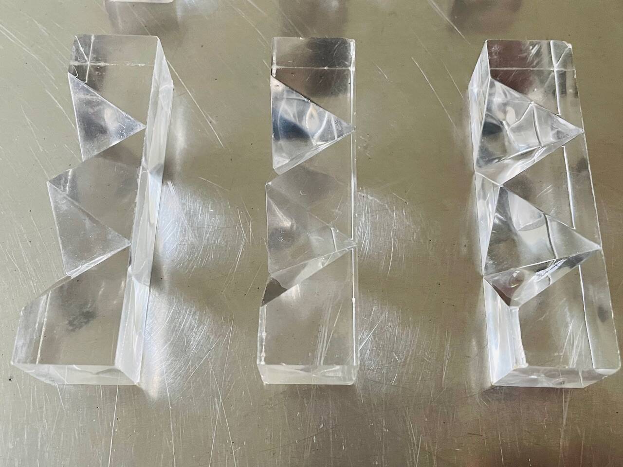 Vintage Chinese Plexiglas Puzzle, Circa 1970s