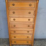 Louis XVI style weekly planner in cherry and chestnut