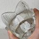 Bougeoir verre forme tulipe