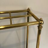 Rectangular umbrella holder in brass and cast iron. french work. around 1900