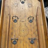 Old game wooden pinball machine