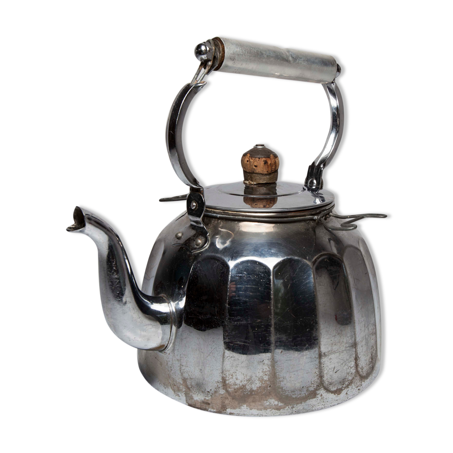 30s chrome teapot