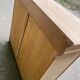 Louis Philippe buffet with 2 drawers and 2 doors, stripped wood from the 2000s.