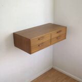 Teak Wall Drawer Module By Kai Kristiansen For Feldballes Møbler, 1960s